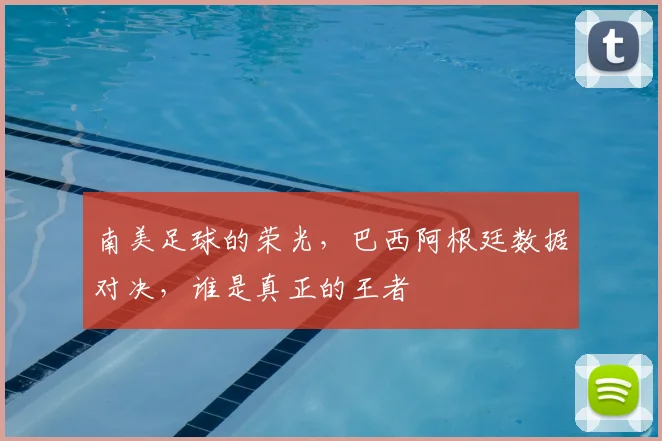 南美足球的荣光,巴西阿根廷数据对决,谁是真正的王者