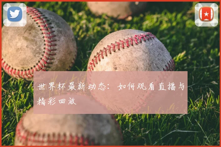 世界杯最新动态：如何观看直播与精彩回放